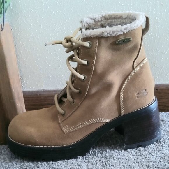 SKECHERS 90'S Y2K COMBAT TIE UP BOOTS - Picture 1 of 7